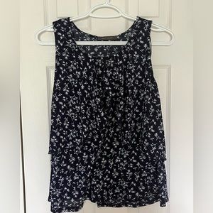 SUZY SHIER FLOWY FLORAL TANK TOP SIZE WOMENS US MEDIUM